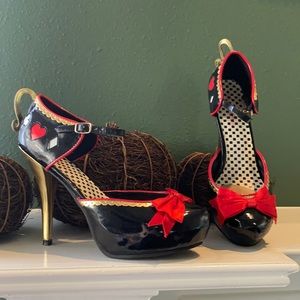 Tea Party/Queen of Hearts heels